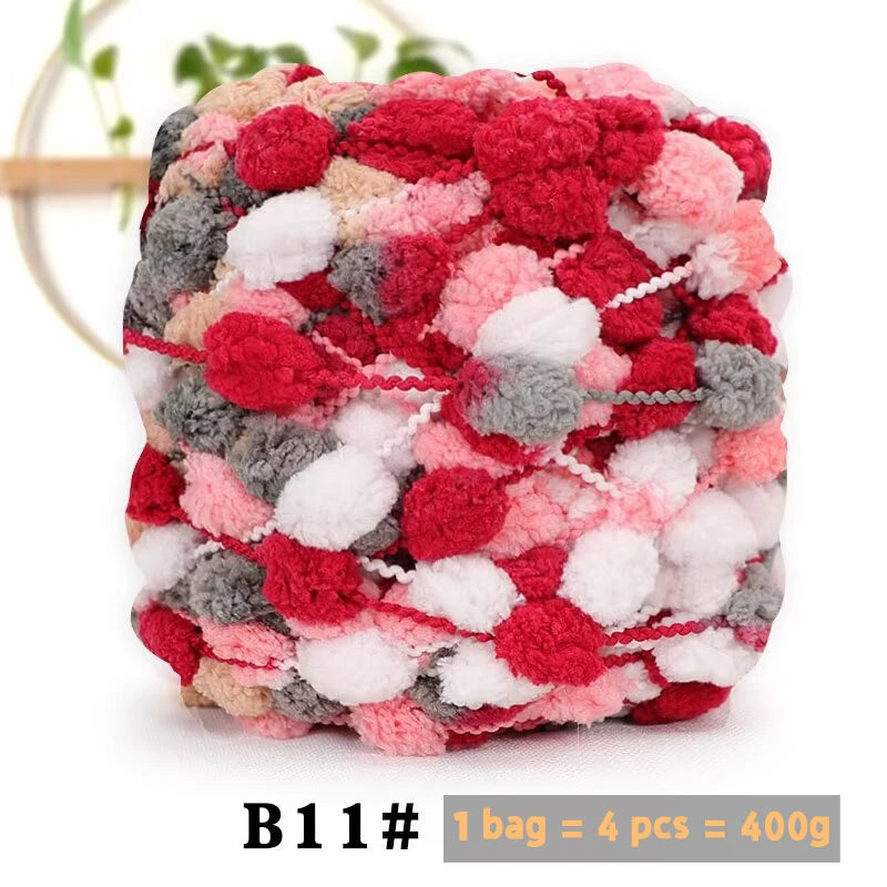Yarn, Textured for Throw Blankets, Cushions, Rugs & Cozy Handmade Crafts