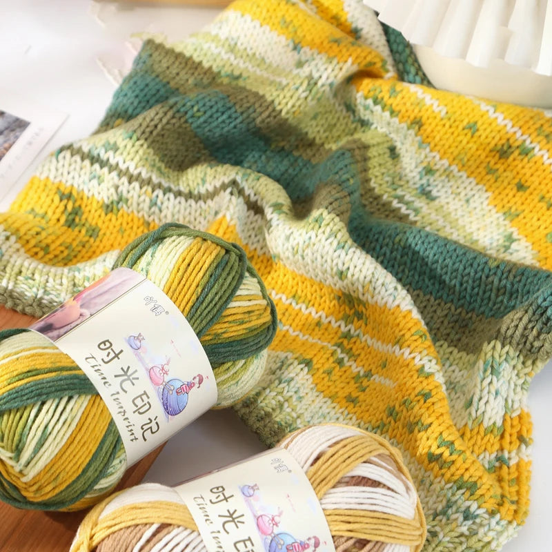 Yarn, Colorful Gradient for Sweaters, Coats, Gloves, Bags & Blankets