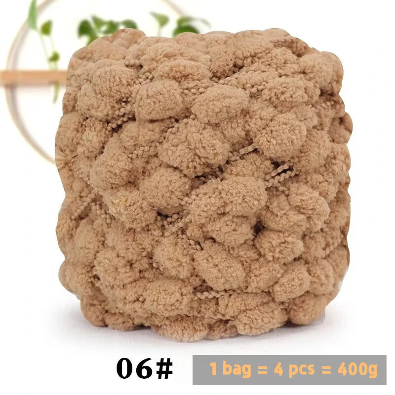 Yarn, Textured for Throw Blankets, Cushions, Rugs & Cozy Handmade Crafts