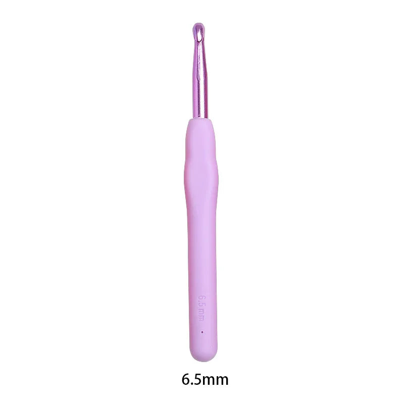 Crochet Hooks, Colorful Aluminum with Soft Grips for Handmade Yarn Crafts