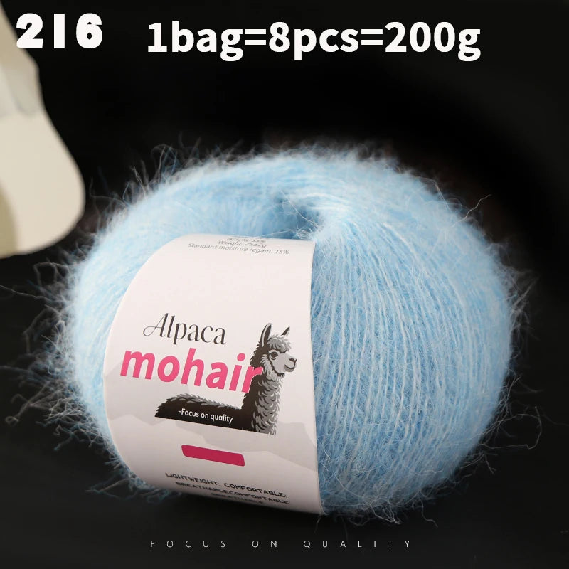 Yarn, Long-Pile Texture for Knitting Gloves, Hair Ties & Creative Crafts