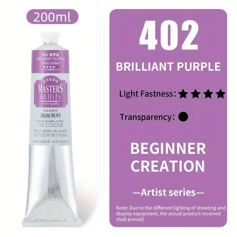 Oil Paint Jumbo Tube, Marie's 200ml — 14 Colors, Artist Grade