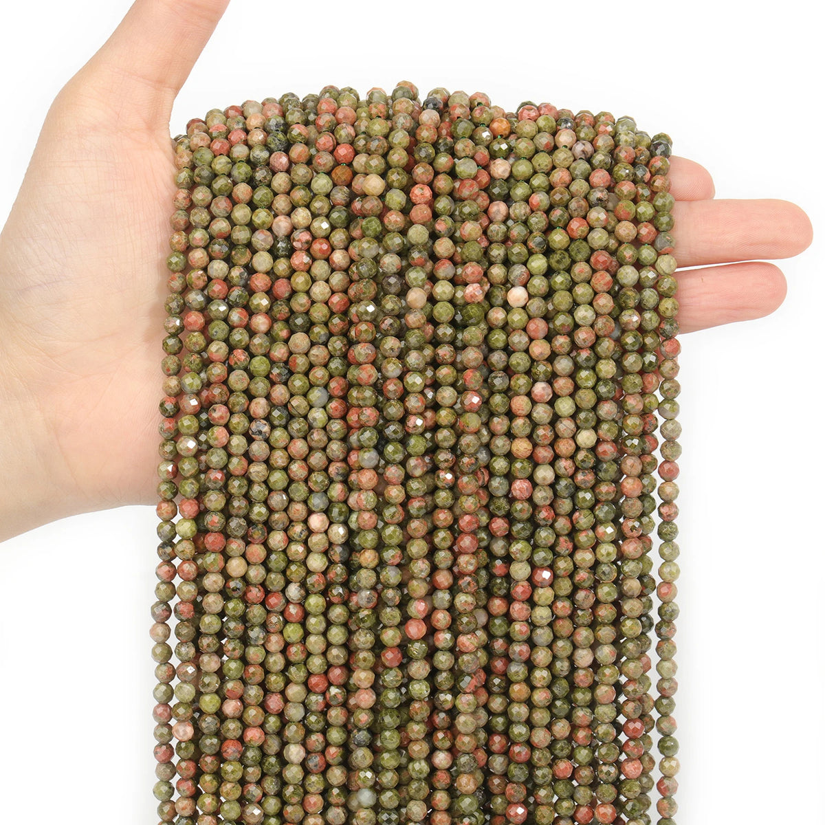 Stone Beads Tiny Faceted Tourmaline Tiger Eye Styles for DIY Jewelry Making
