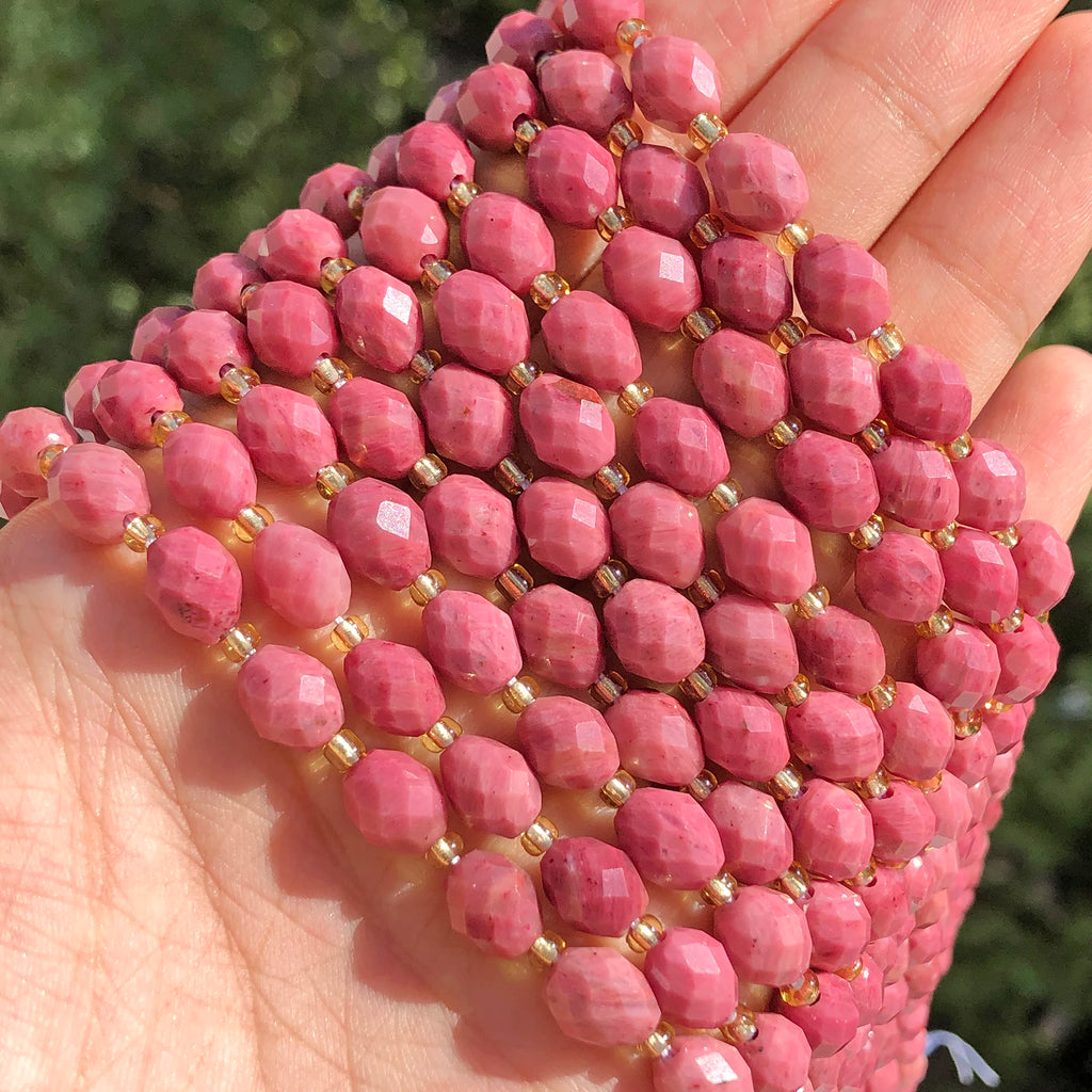 Stone Beads Faceted Oval Assorted Stone Styles for DIY Jewelry Making