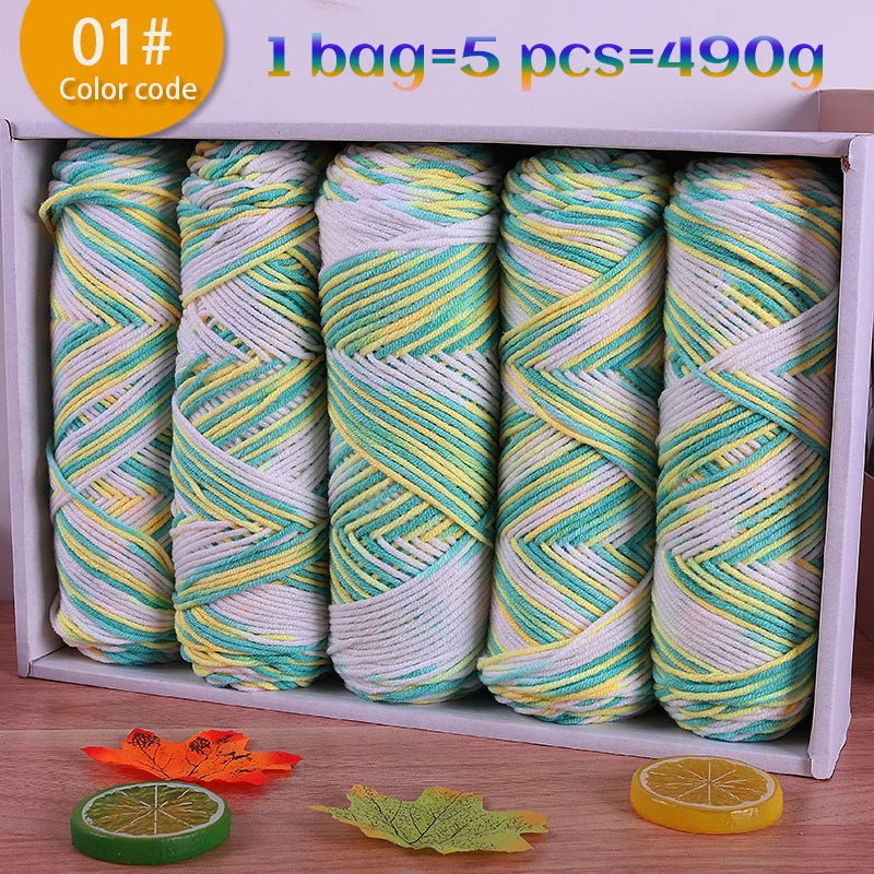 Yarn, Color Gradient for Knitting Sweaters, Scarves, Hats & Handmade Gifts