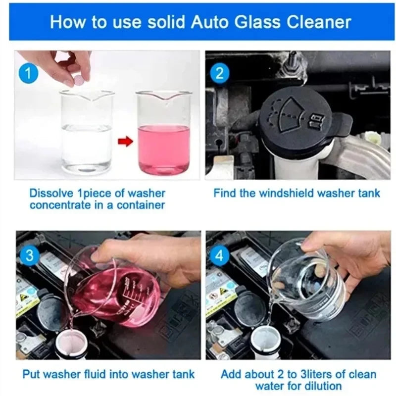 Car Windshield Glass Concentrated Washer Premium Quality Replacement Accessory