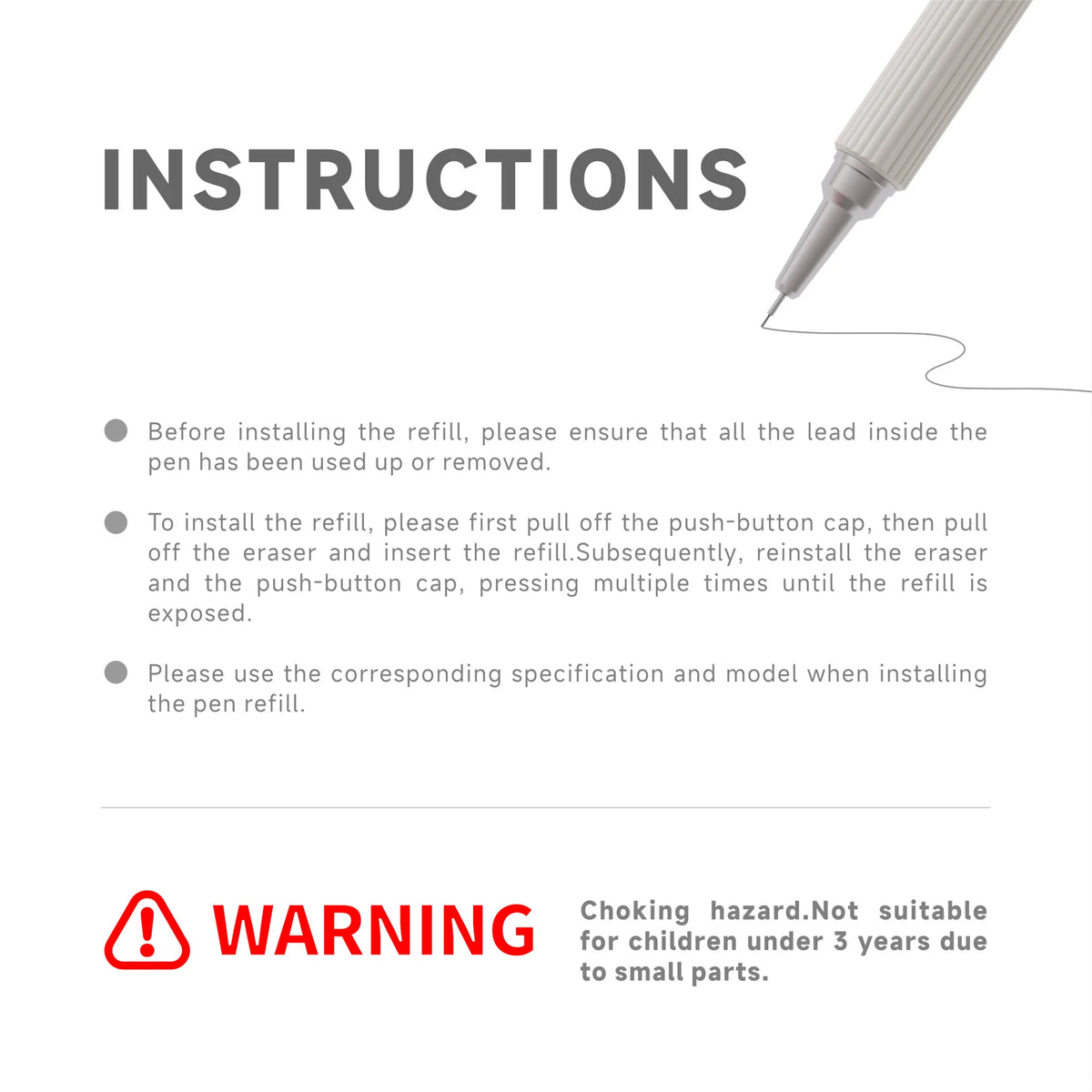 LANGUO Metal Mechanical Pencil Set with Leads & Eraser — 0.3 to 0.9mm