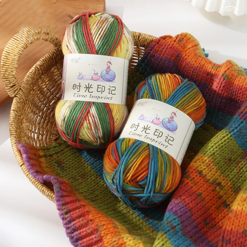 Yarn, Colorful Gradient for Sweaters, Coats, Gloves, Bags & Blankets