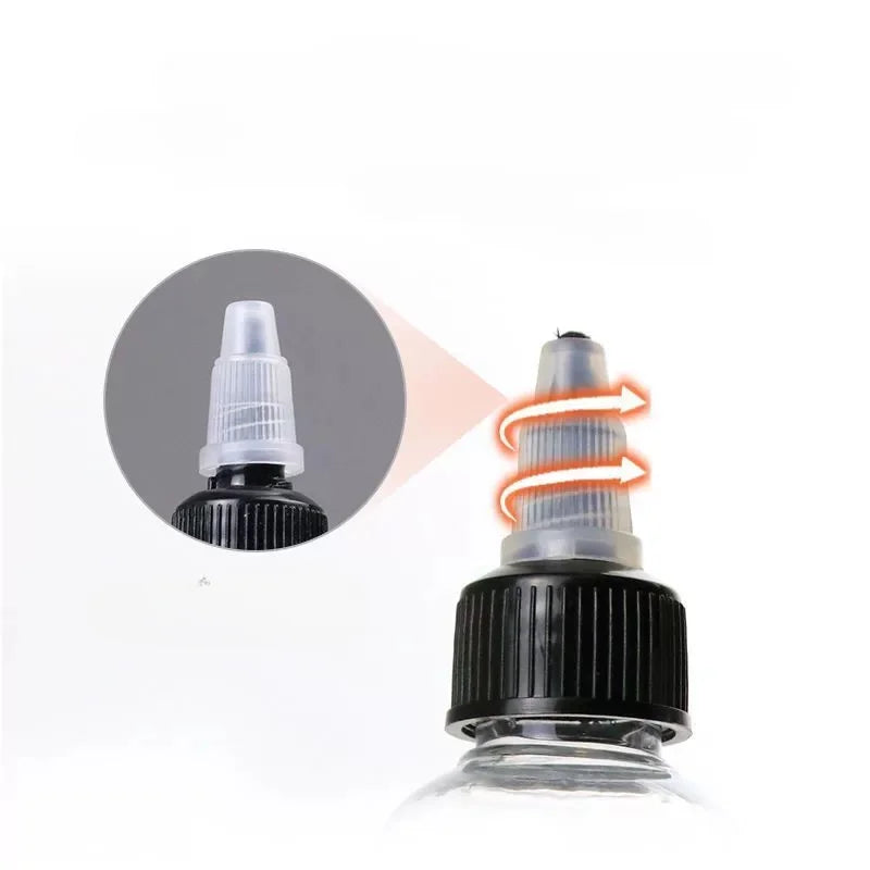 Dropper Bottle Empty PET Plastic Twist-Top Liquid Dispensing Container