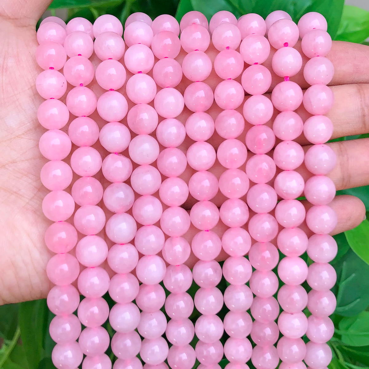 Stone Beads Round Rose Quartz Howlite Jade Agate Styles for DIY Jewelry Making