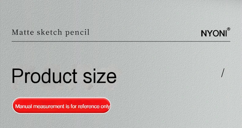 NYONI Graphite & Charcoal Pencils — HB to 12B, Single-Grade & Charcoal Sets