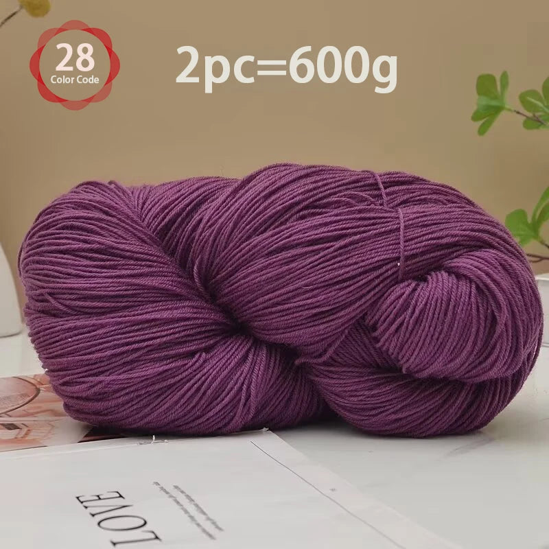 Yarn, Medium-Fine for Knitting Sweaters, Scarves, Vests & Handmade Blankets