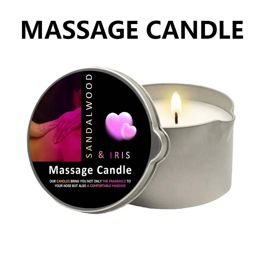 Massage Candles EVODUCK Pour Spout Tins Jasmine Lavender Rose Fragrances