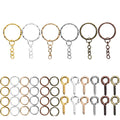 Jewelry Making Kits Keychain Open Jump Rings Eye Pins Epoxy Resin Craft Supplies