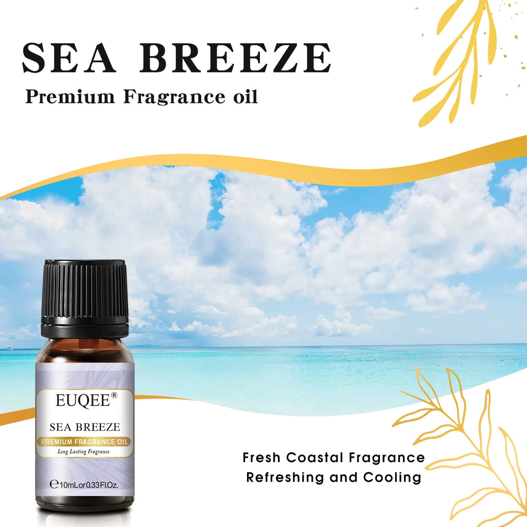 EUQEE 10ML Floral Series Fragrance Oil For Aromatherapy,Making Candle,Coconut & Vanilla Japanese Magnolia Pumpkin Pie Aroma Oils