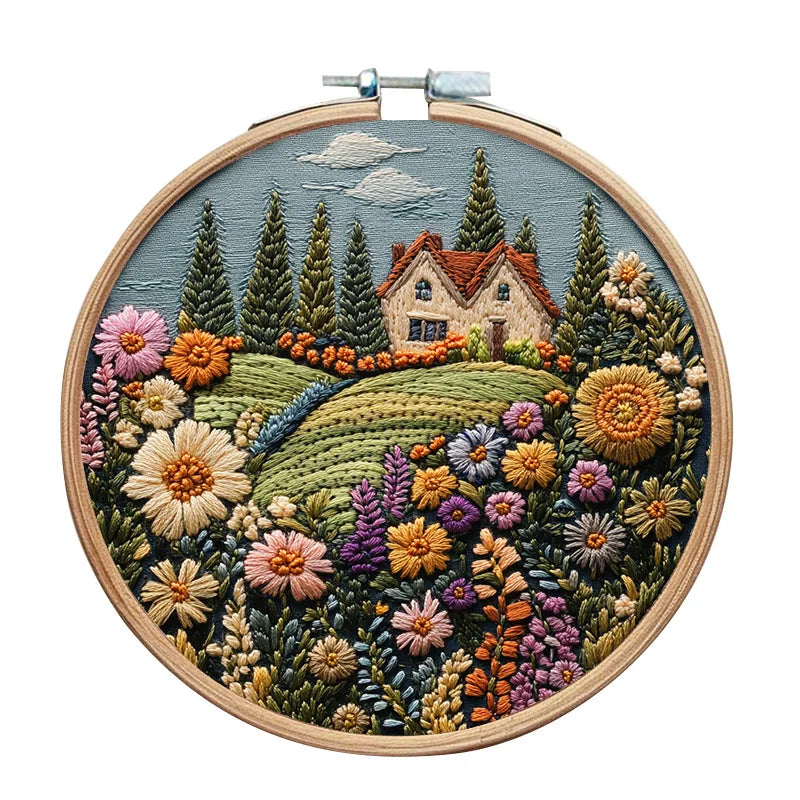 Embroidery Kit for Handmade Needlework, Stitching Practice & Creative Gifts