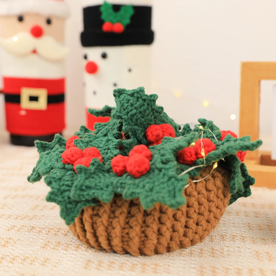 Crochet Kit for Handmade Baskets, Coasters & Beginner Home Decor Projects