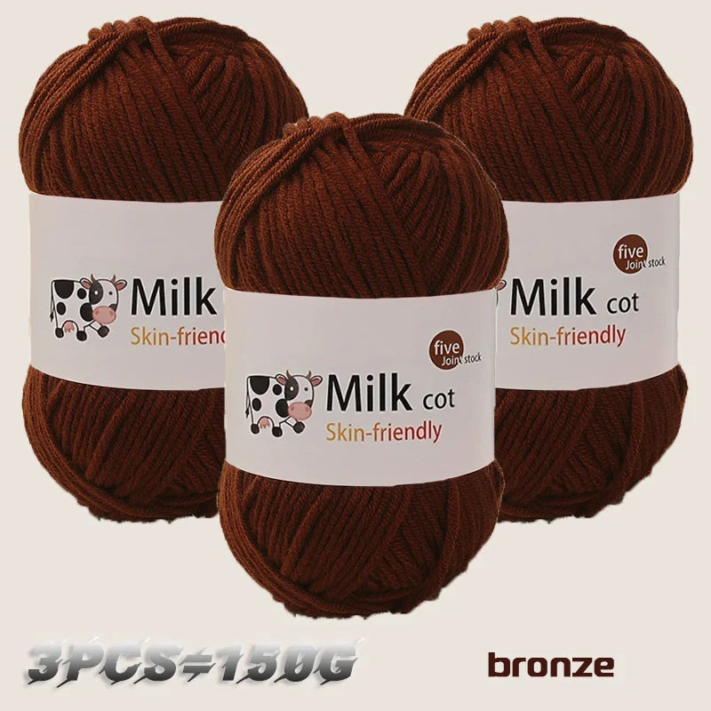 Yarn, Medium-Coarse for Crochet Sweaters, Scarves, Hats & Handmade Gifts