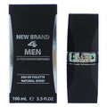 New Brand 4 Men Eau de Toilette 3.3 oz Men's Cologne Fragrance Spray