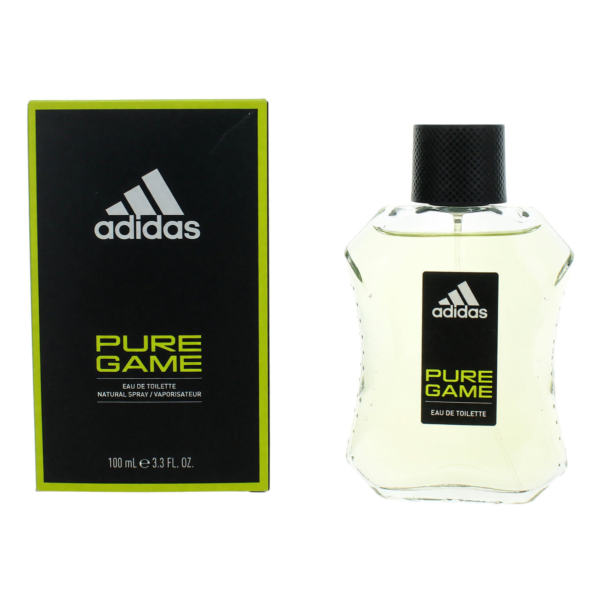 Adidas Pure Game Eau de Toilette 3.4 oz Men's Cologne Fragrance Spray