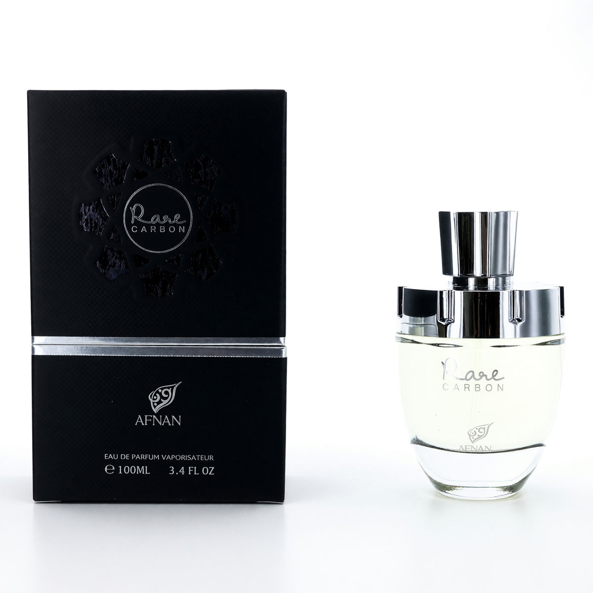 Afnan Rare Carbon Eau de Parfum 3.4 oz Men's Cologne Fragrance Spray