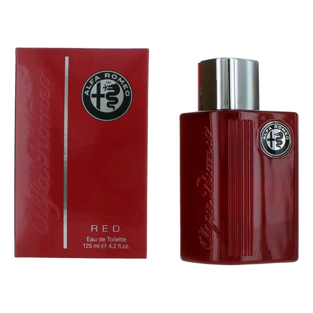 Alfa Romeo Red Eau de Toilette 4.2 oz Men's Cologne Fragrance Spray