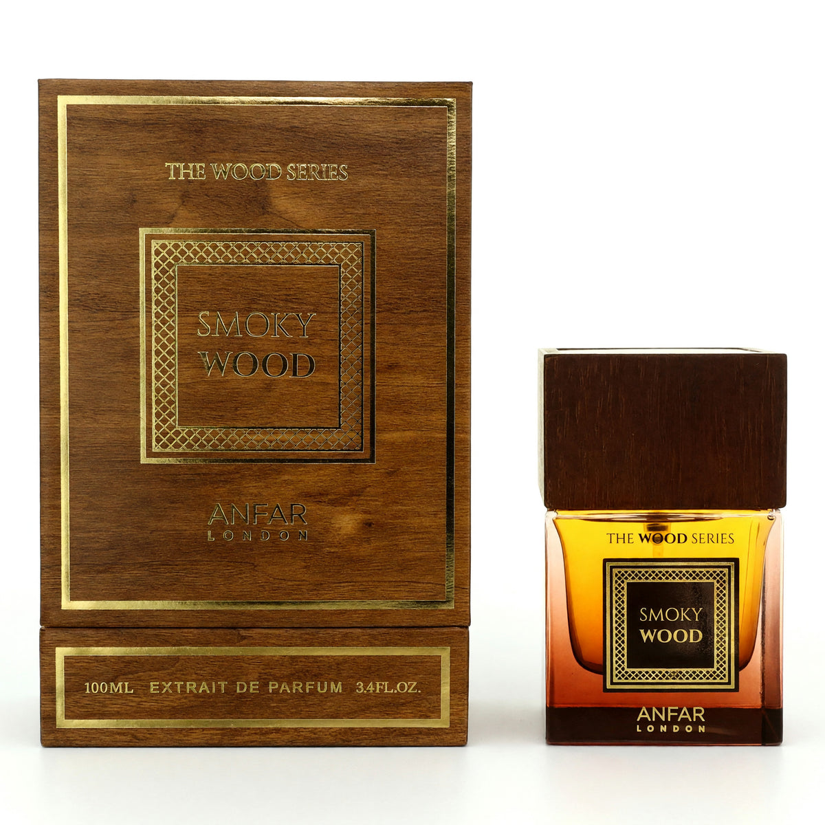 Anfar The Wood Series Smoky Wood Extrait de Parfum 3.4 oz Men's Cologne