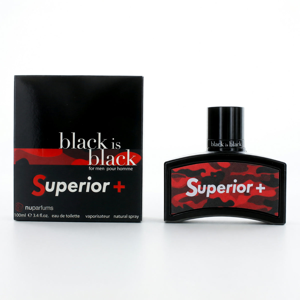 Nuparfums Black Is Black Superior Eau de Toilette 3.4 oz Men's Cologne
