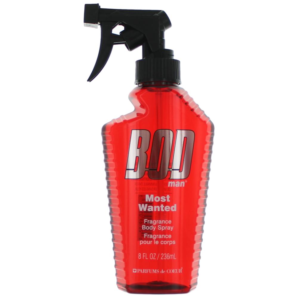 Parfums De Coeur Bod Man Most Wanted Body Spray 8 oz Men's Cologne