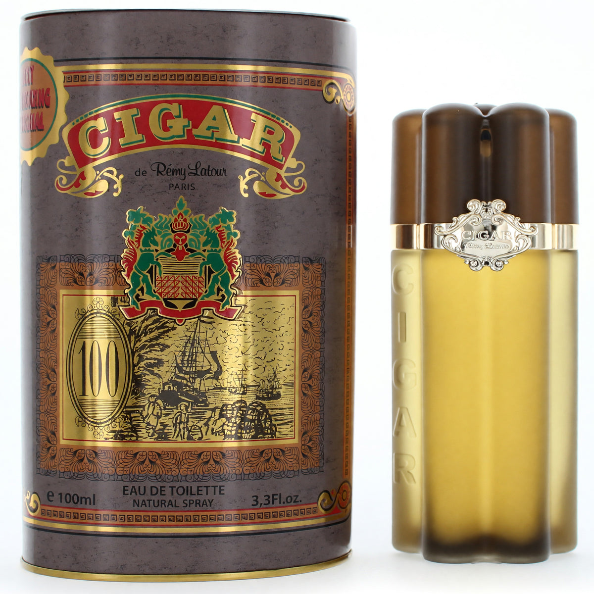 Remy Latour Cigar Eau de Toilette 3.3 oz Men's Cologne Fragrance Spray