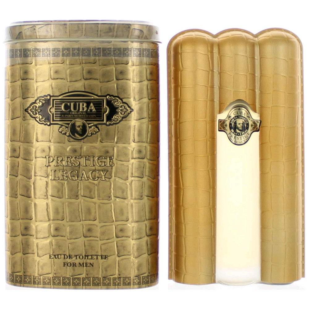 Cuba Prestige Legacy Eau de Toilette 3 oz Men's Cologne Fragrance Spray