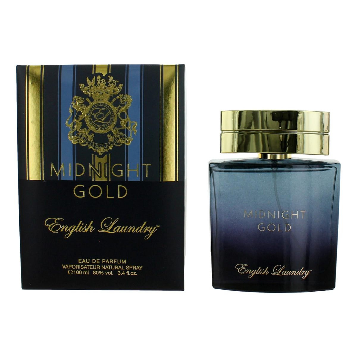 English Laundry Midnight Gold Eau de Parfum 3.4 oz Men's Cologne Spray