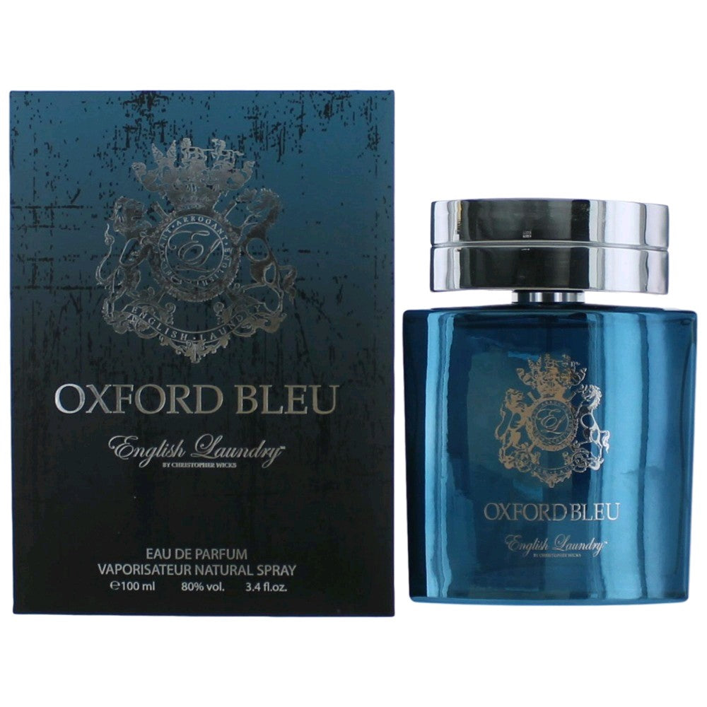 English Laundry Oxford Bleu Eau de Parfum 3.4 oz Men's Cologne Fragrance Spray