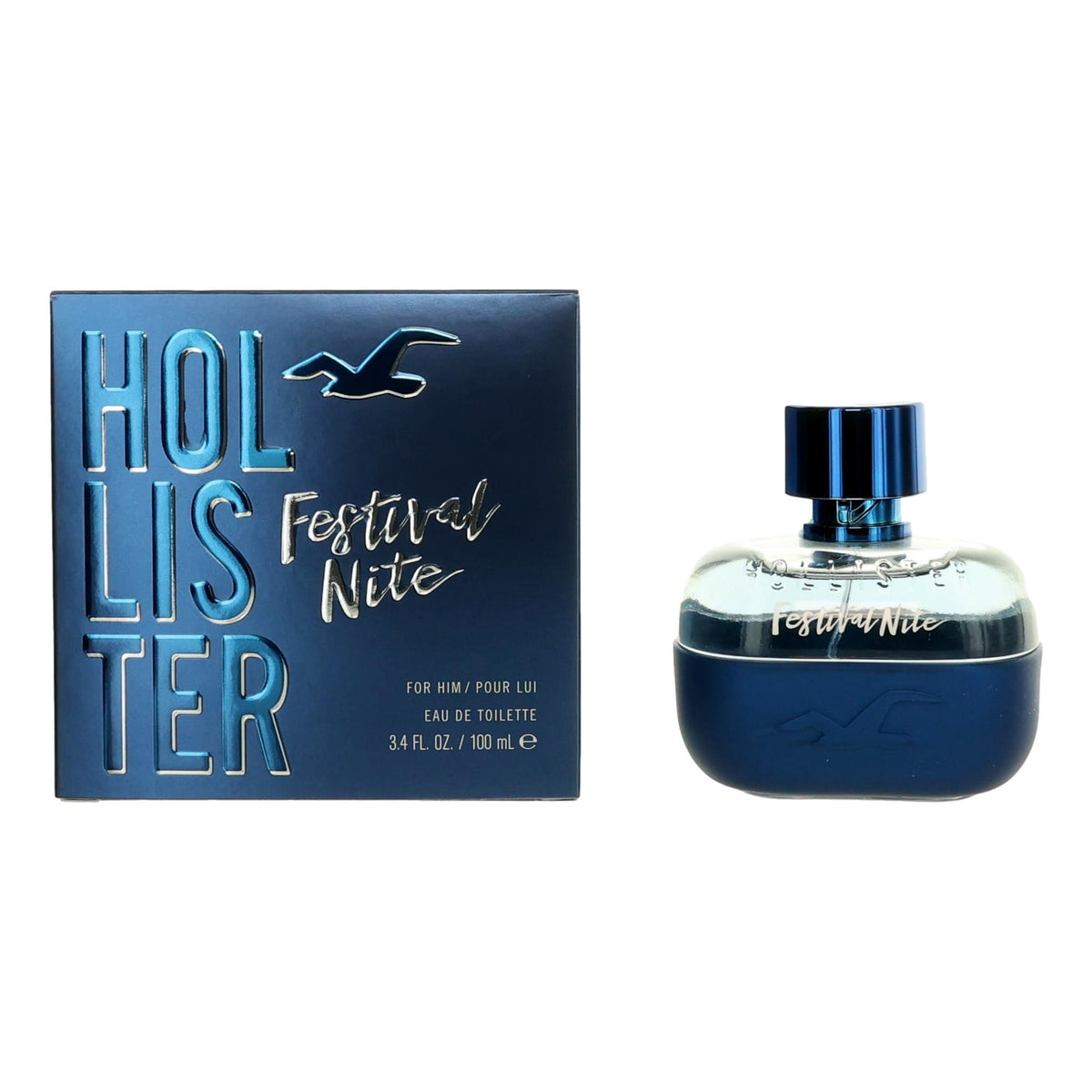 Hollister Festival Nite Eau de Toilette 3.4 oz Men's Cologne Fragrance Spray