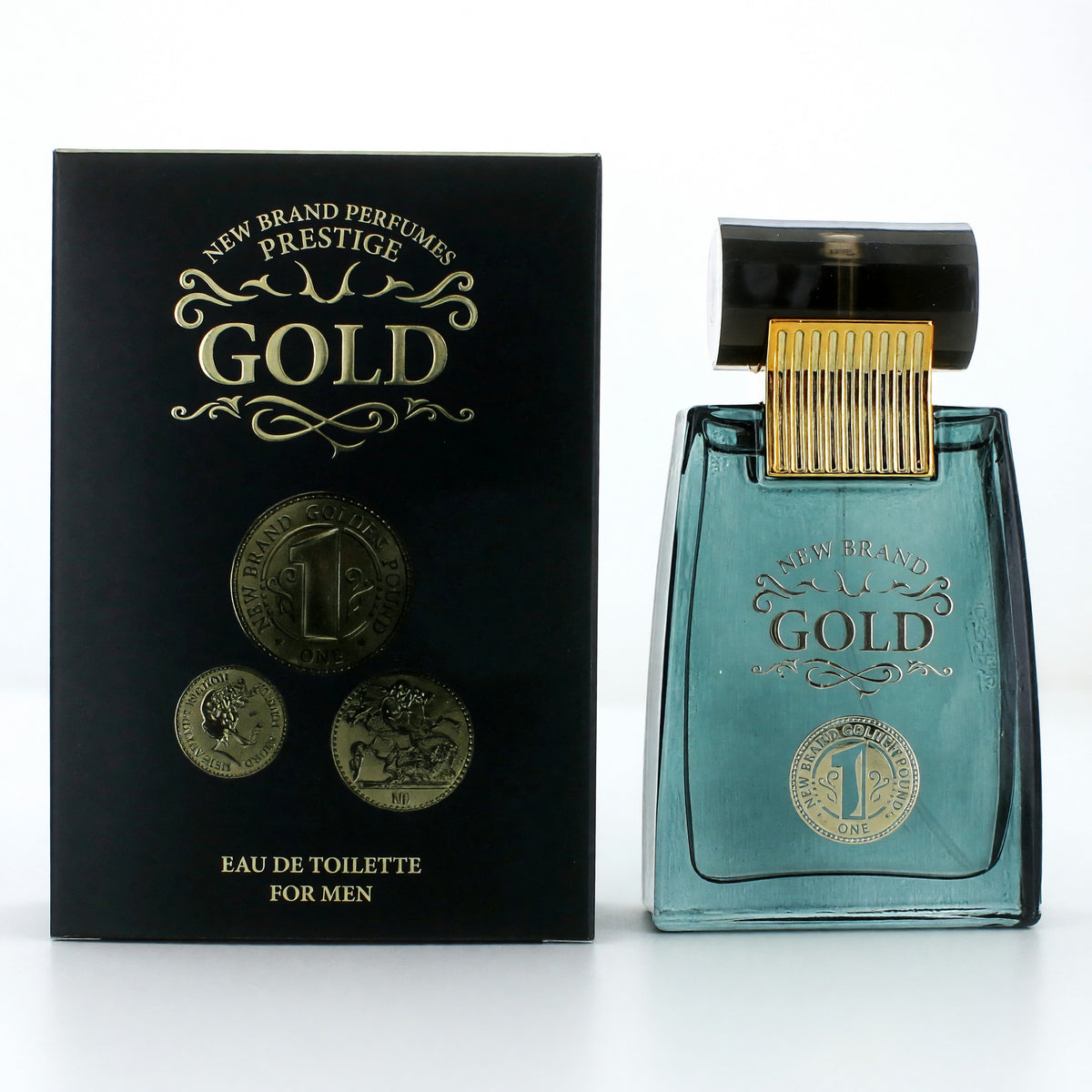 New Brand Gold Eau de Toilette 3.3 oz Men's Cologne Fragrance Spray