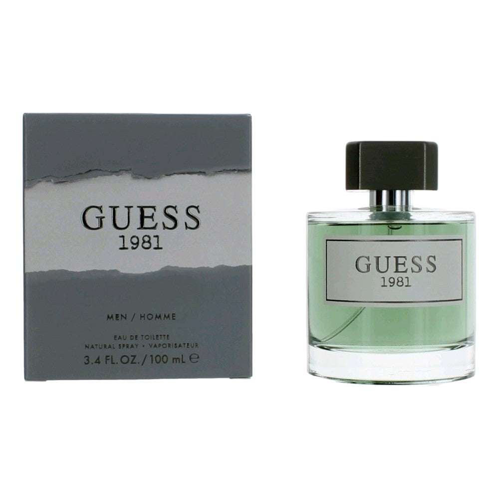 Guess 1981 Eau de Toilette 3.4 oz Men's Cologne Fragrance Spray