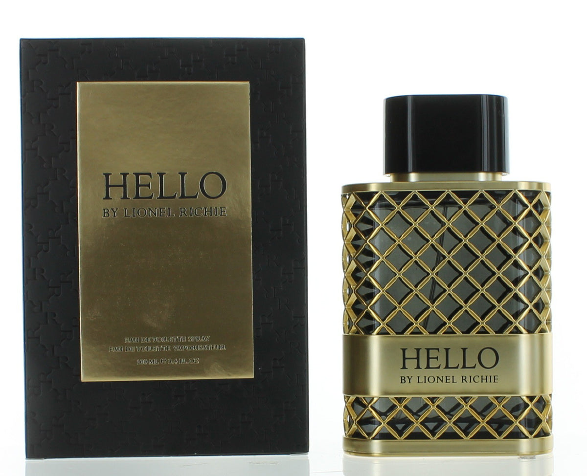 Lionel Richie Hello Eau de Toilette 3.4 oz Men's Cologne Fragrance Spray
