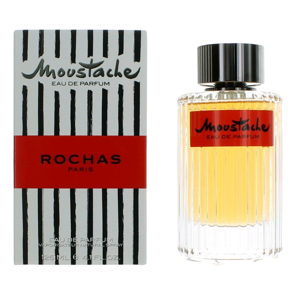 Rochas Moustache Eau de Parfum 4.1 oz Men's Cologne Fragrance Spray
