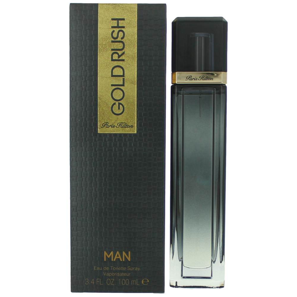 Paris Hilton Gold Rush Eau de Toilette 3.4 oz Men's Cologne Fragrance Spray