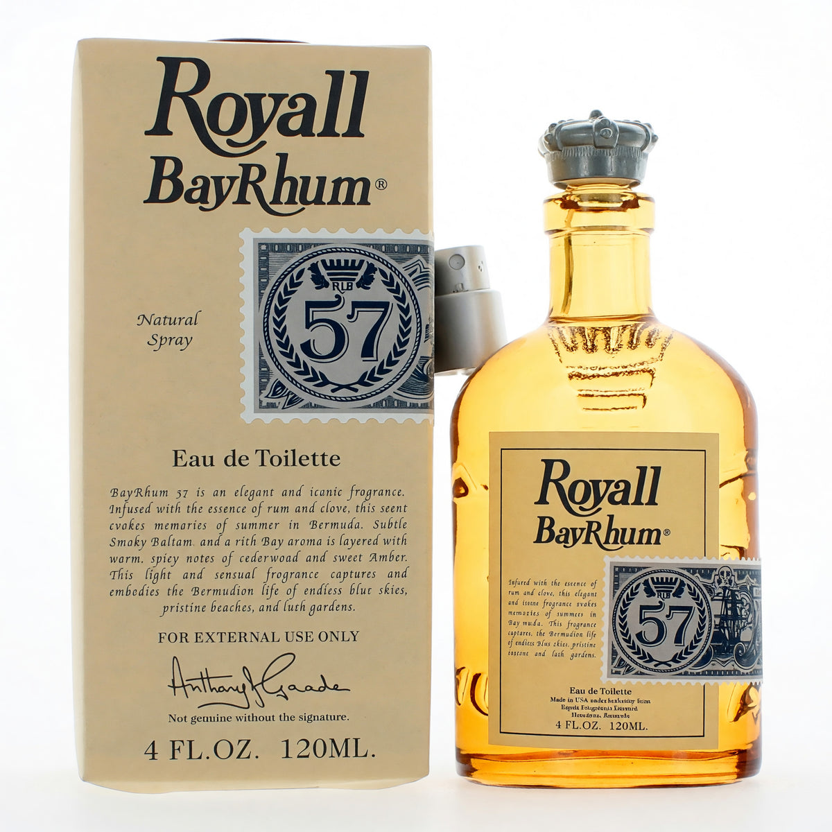 Royall Fragrances Royall Bayrhum 57 Eau de Toilette 4 oz Men's Cologne