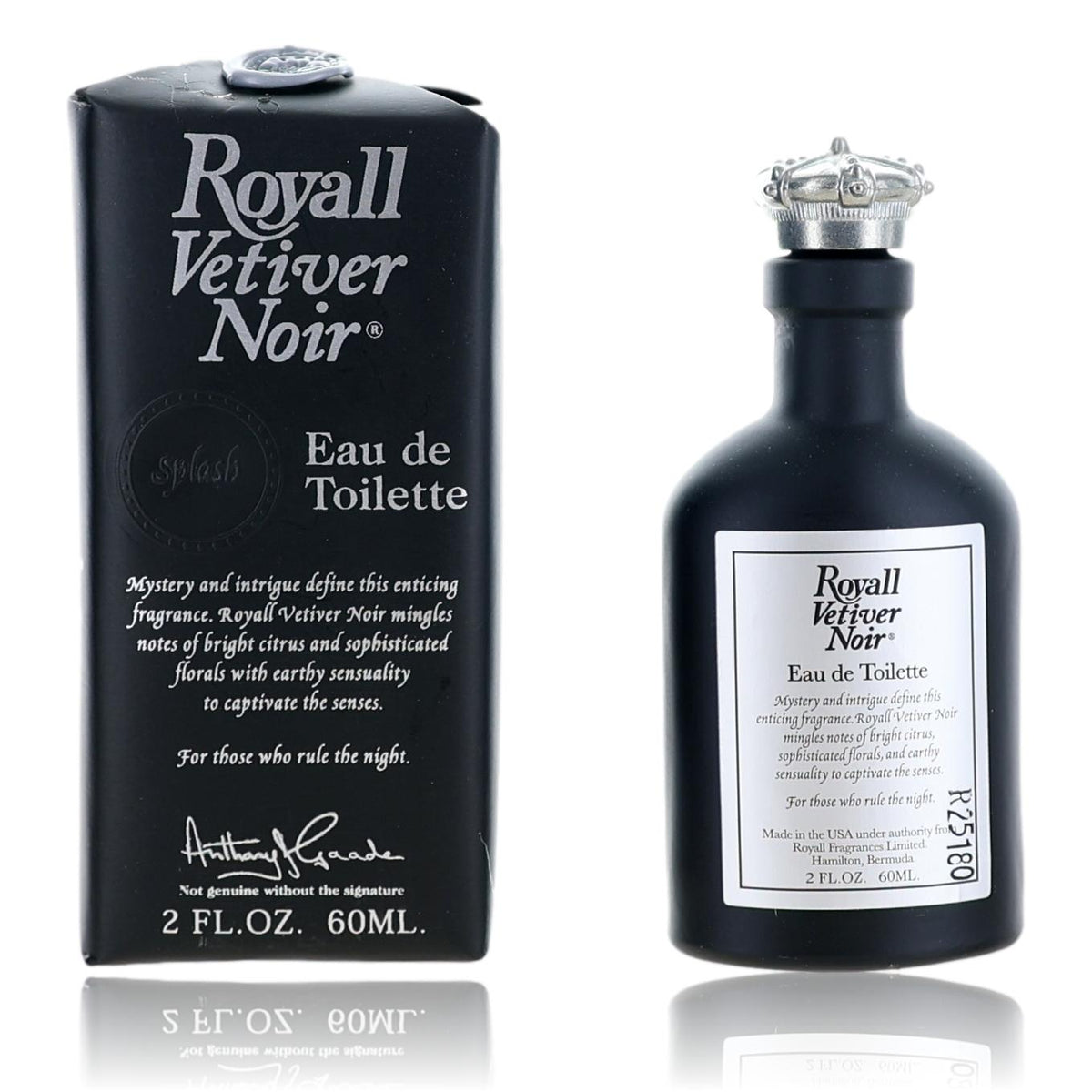 Royall Fragrances Royall Vetiver Noir Eau de Toilette 2 oz Men's Cologne