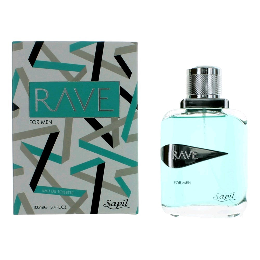 Sapil Rave Eau de Toilette 3.4 oz Men's Cologne Fragrance Spray