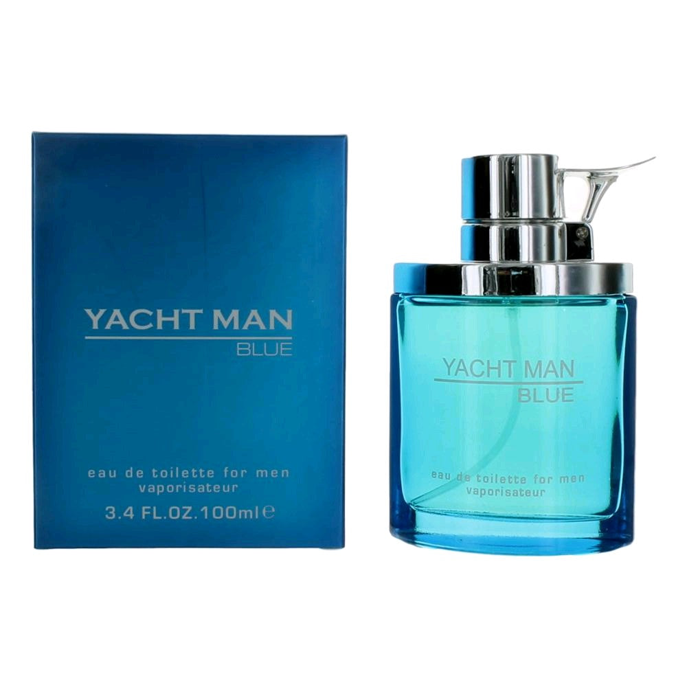 Myrurgia Yacht Man Blue Eau de Toilette 3.4 oz Men's Cologne Fragrance Spray