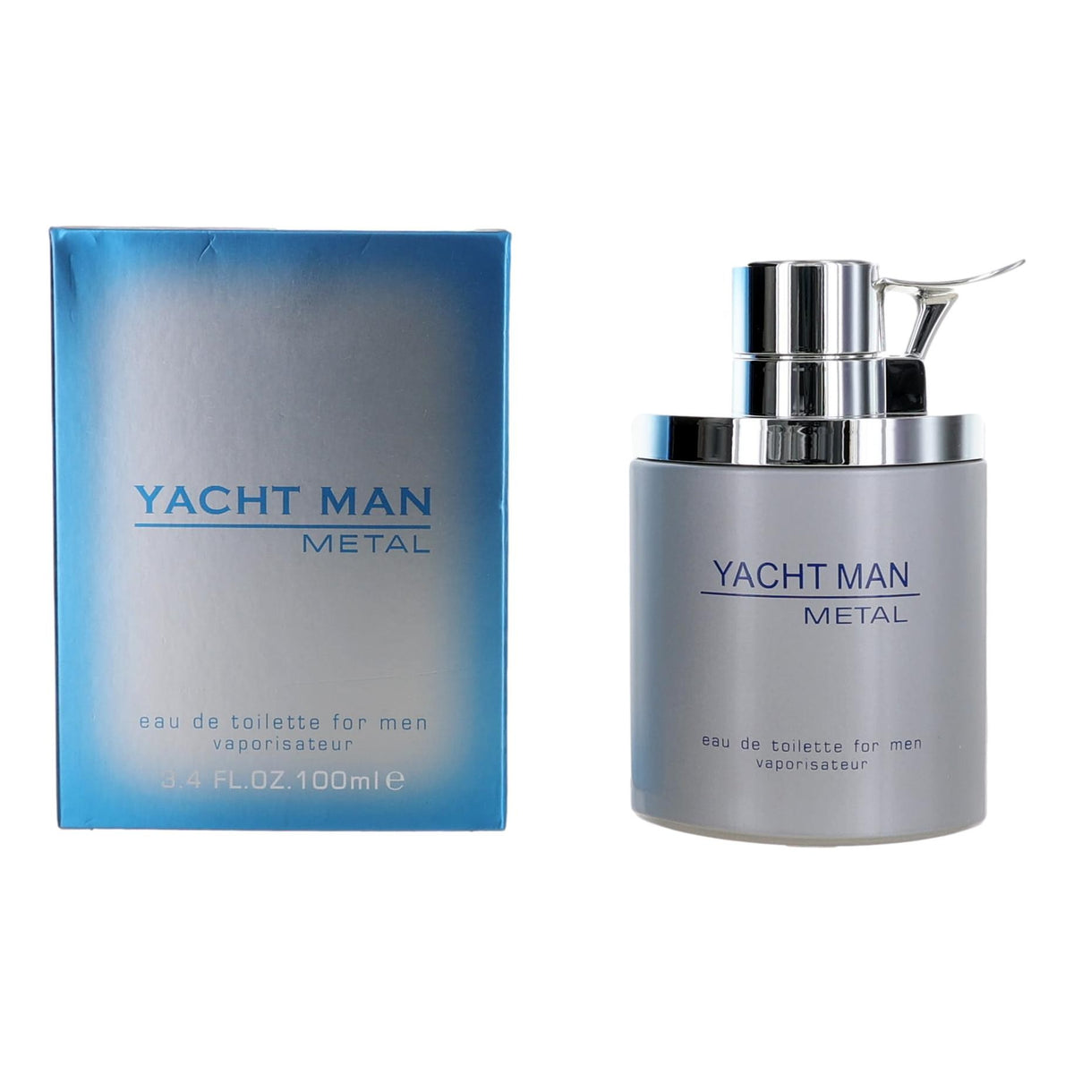 Myrurgia Yacht Man Metal Eau de Toilette 3.4 oz Men's Cologne Fragrance Spray