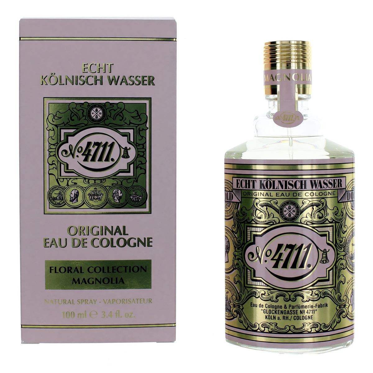 4711 Floral Collection Magnolia Eau de Cologne 3.4 oz Unisex Fragrance Spray