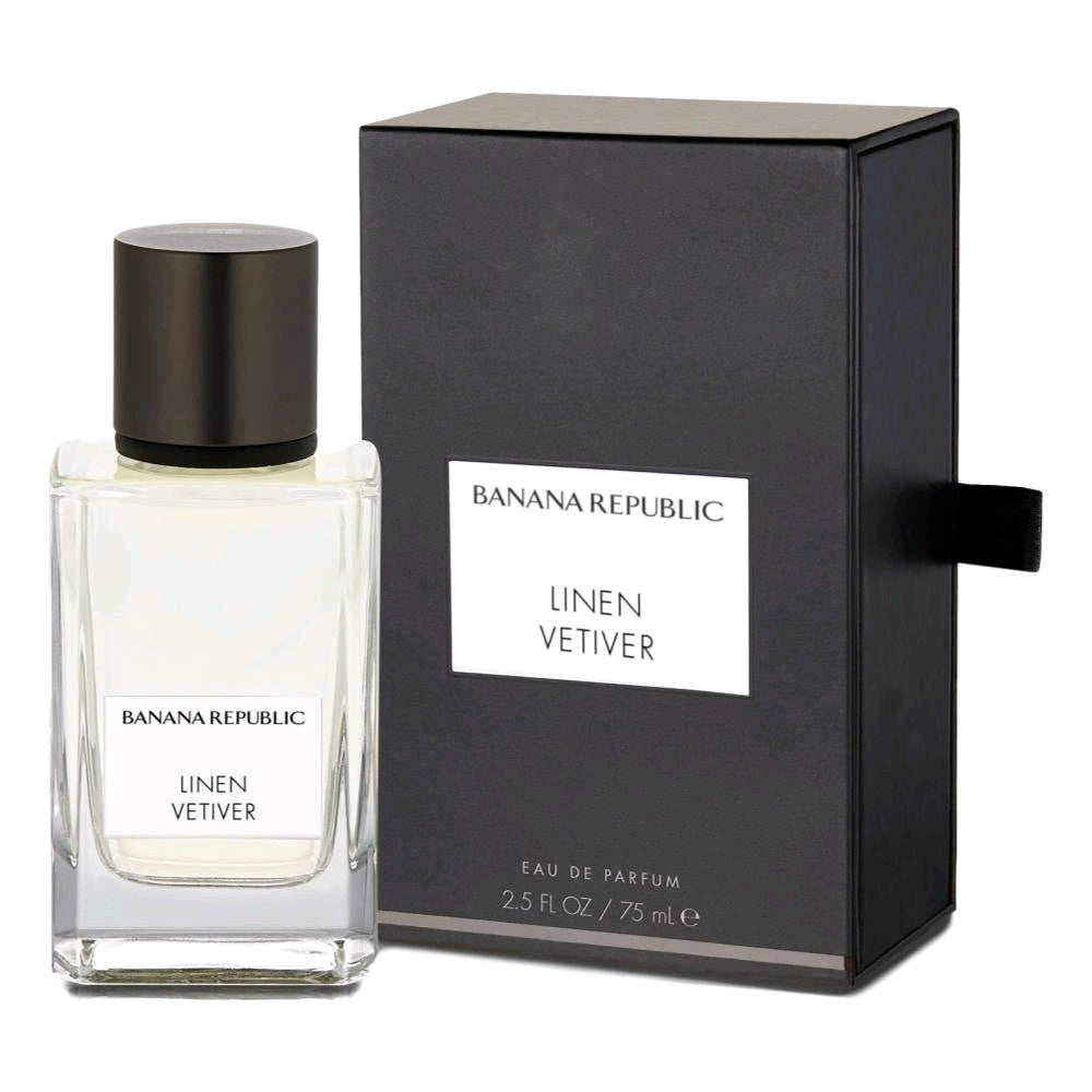 Banana Republic Linen Vetiver Eau de Parfum 2.5 oz Unisex Fragrance Spray
