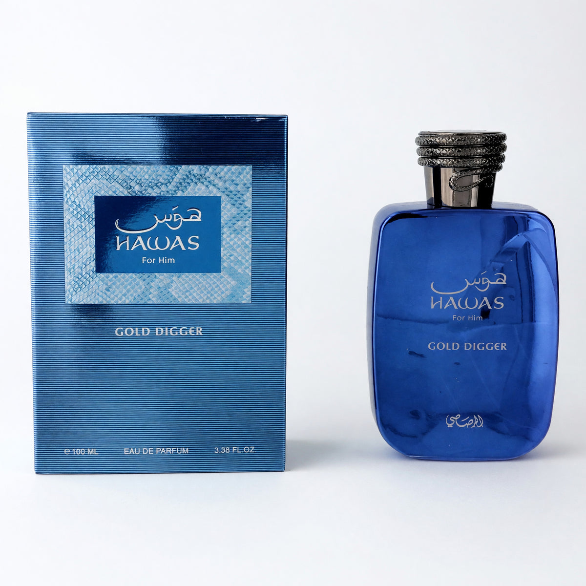 Rasasi Hawas Gold Digger Eau de Parfum 3.4 oz Men's Cologne Fragrance Spray