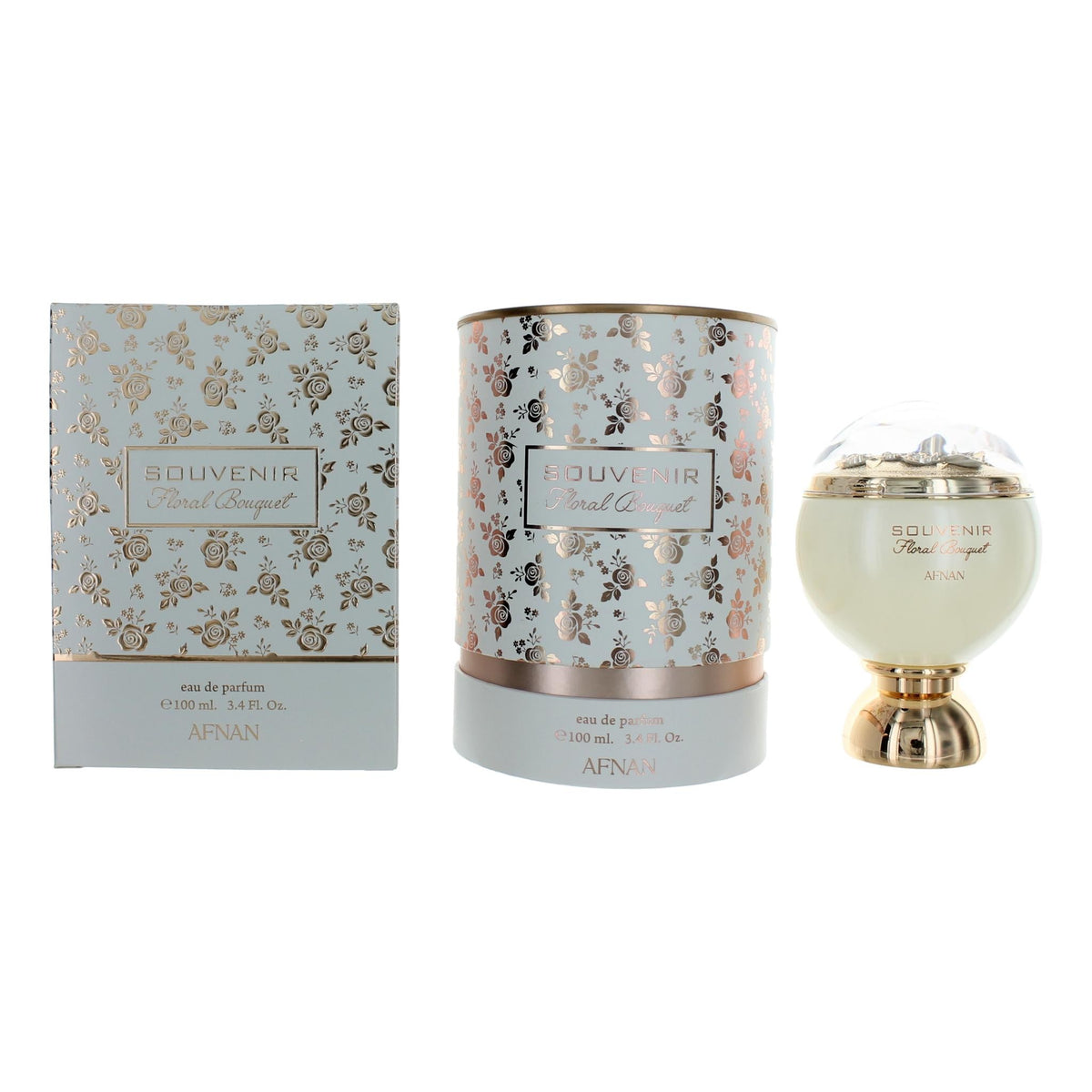 Afnan Souvenir Floral Bouquet Eau de Parfum 3.4 oz Women's Fragrance Spray
