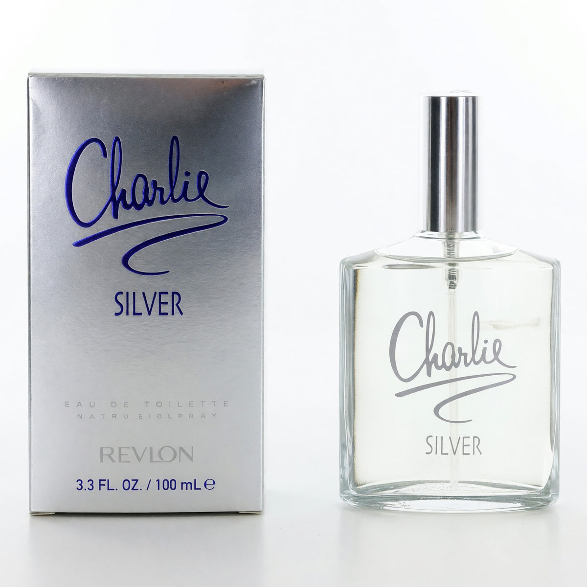 Revlon Charlie Silver Eau de Toilette 3.4 oz Women's Fragrance Spray