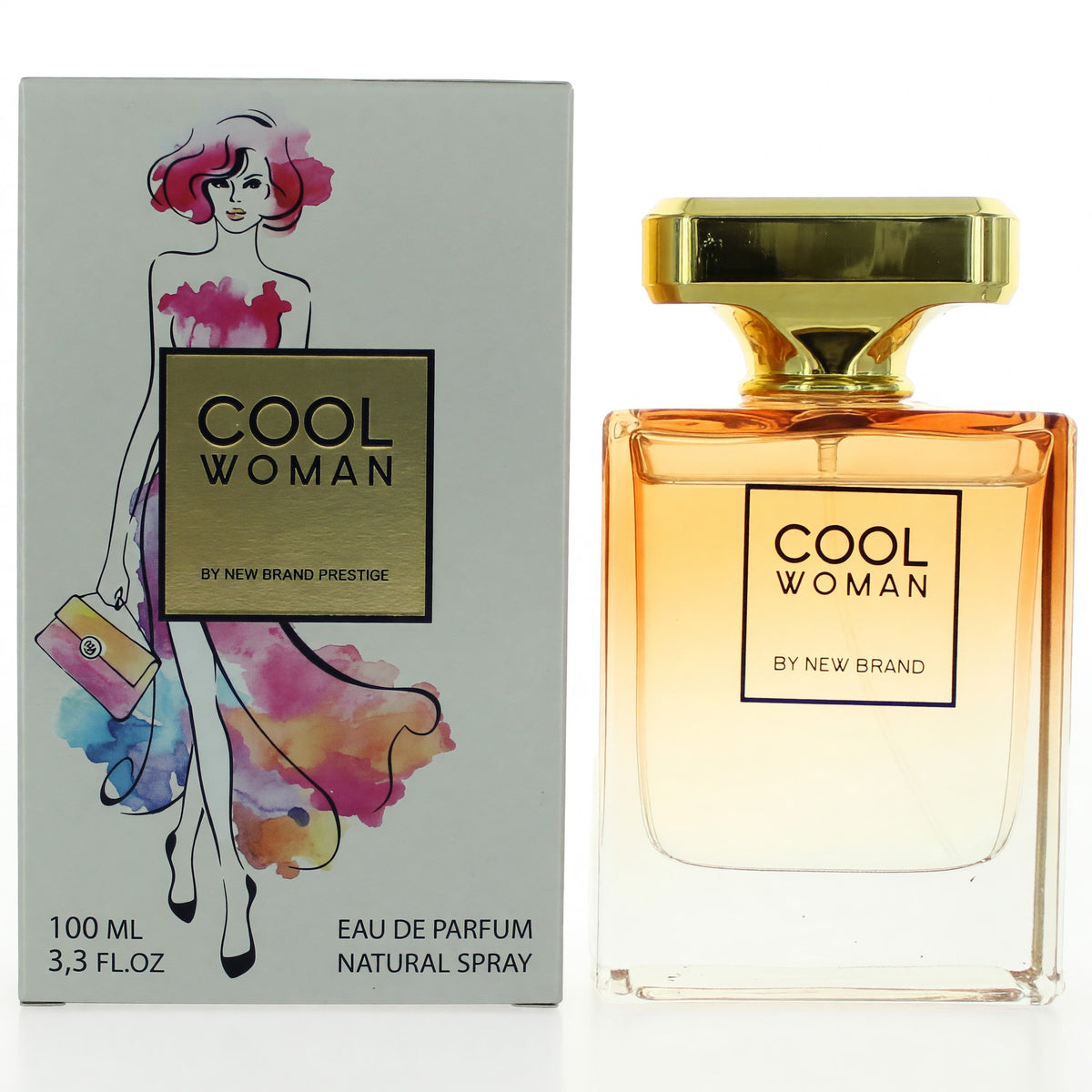 New Brand Cool Woman Eau de Parfum 3.3 oz Women's Fragrance Spray